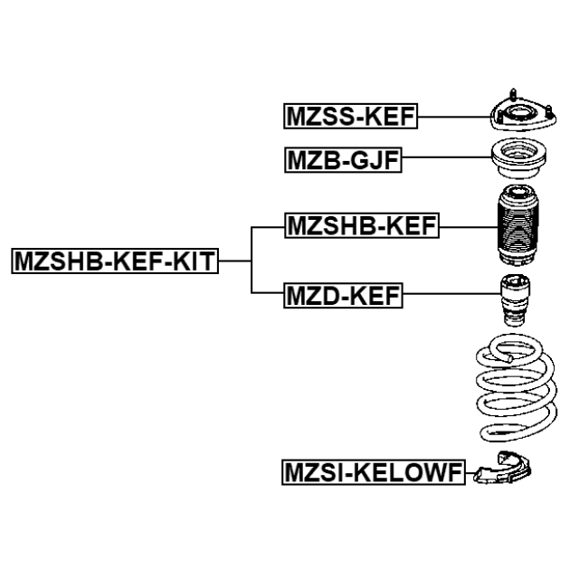 FEBEST MZSHB-KEF-KIT