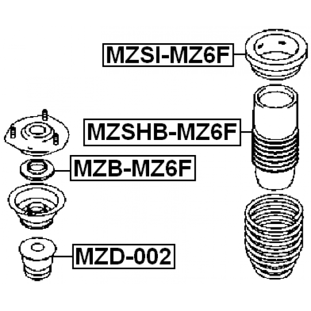 FEBEST MZSHB-MZ6F