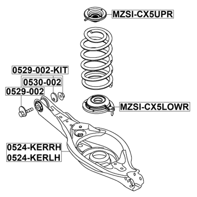 FEBEST MZSI-CX5LOWR