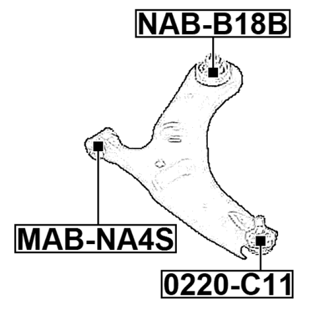 FEBEST NAB-B18B