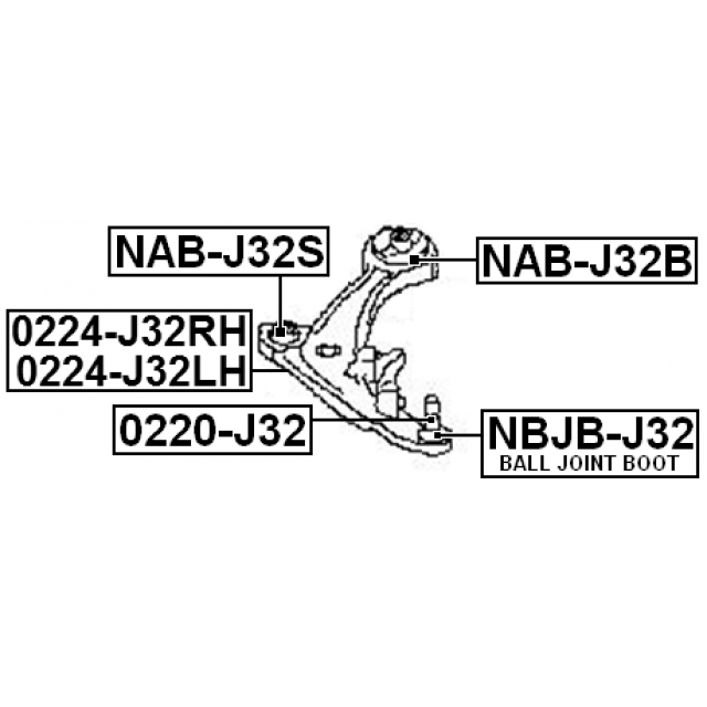 FEBEST NAB-J32S