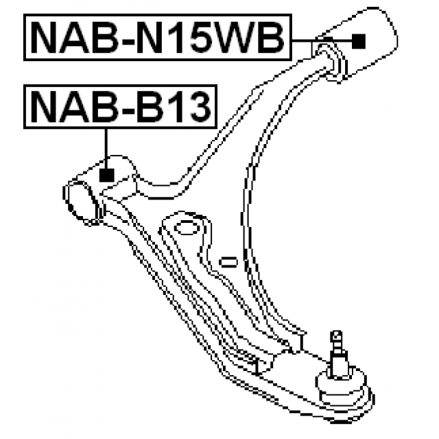 FEBEST NAB-N15WB