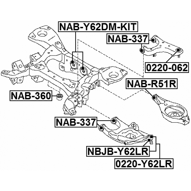 FEBEST NAB-Y62DM-KIT