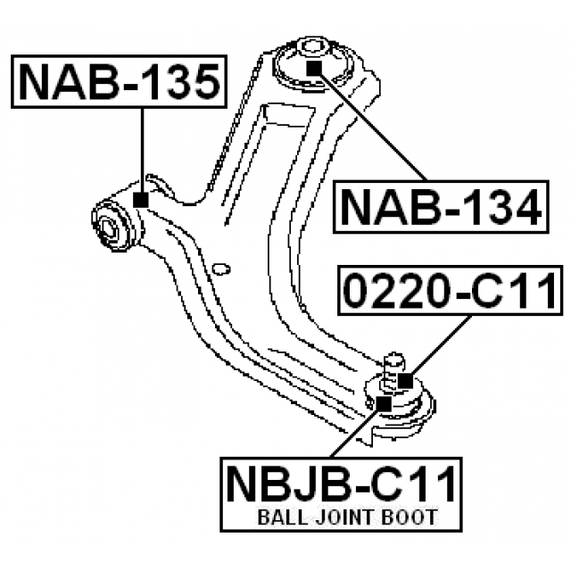FEBEST NBJB-C11