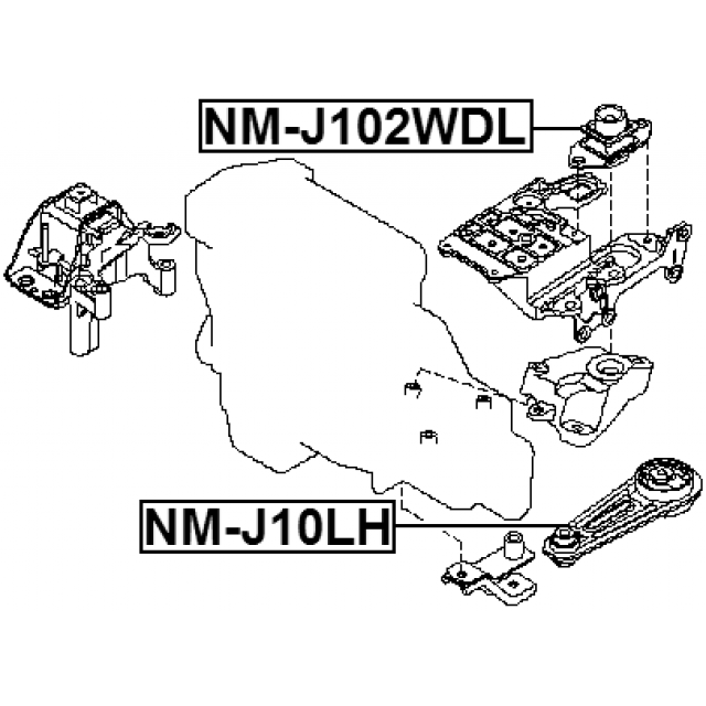 FEBEST NM-J102WDL