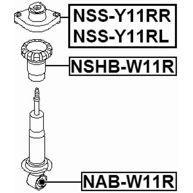 FEBEST NSHB-W11R