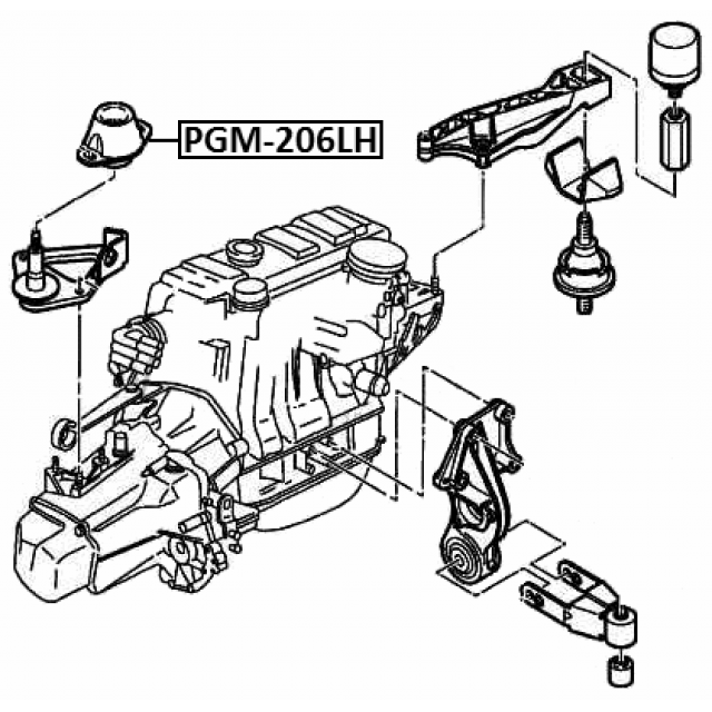 FEBEST PGM-206LH