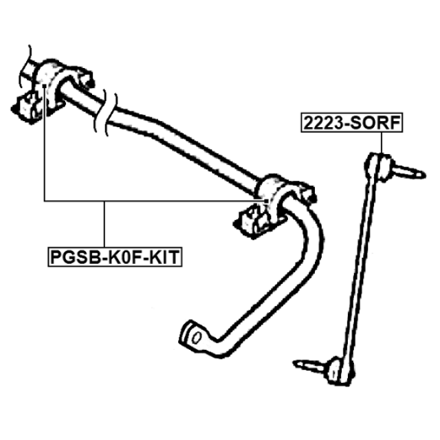FEBEST PGSB-K0F-KIT