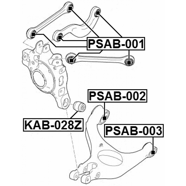 FEBEST PSAB-001