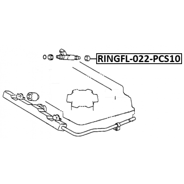 FEBEST RINGFL-022-PCS10