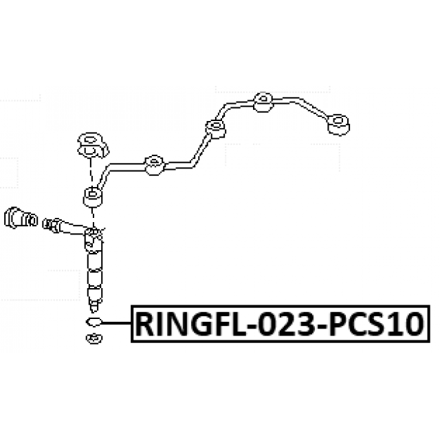 FEBEST RINGFL-023-PCS10