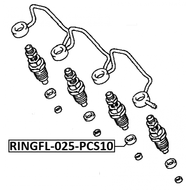FEBEST RINGFL-025-PCS10