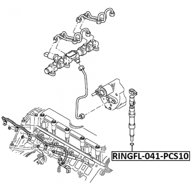 FEBEST RINGFL-041-PCS10