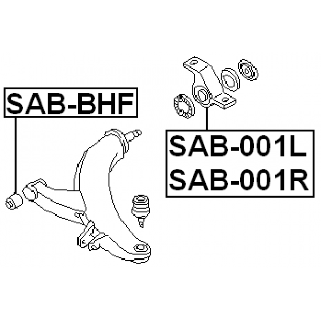 FEBEST SAB-001R