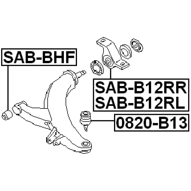 FEBEST SAB-B12RR