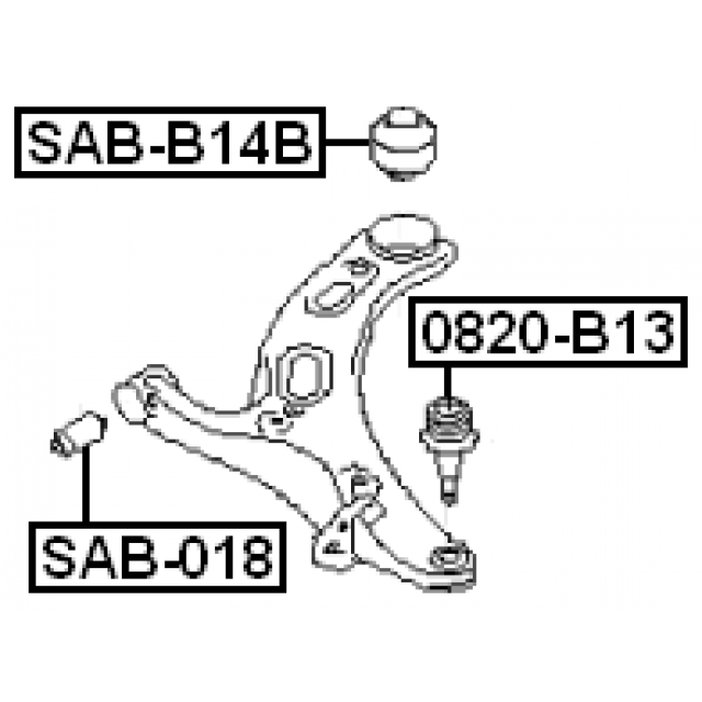 FEBEST SAB-B14B