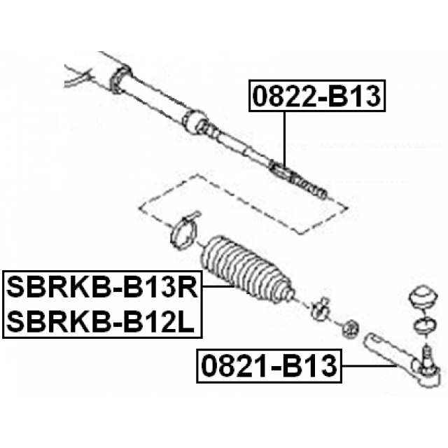 FEBEST SBRKB-B12L