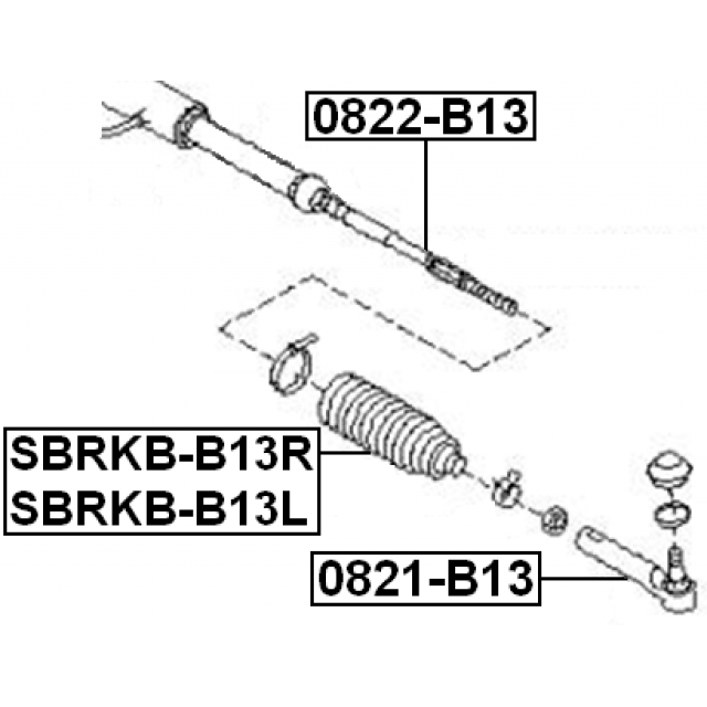 FEBEST SBRKB-B13L
