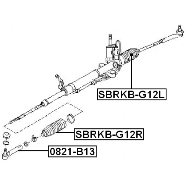 FEBEST SBRKB-G12L