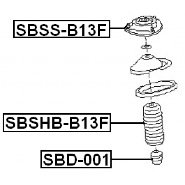 FEBEST SBSHB-B13F