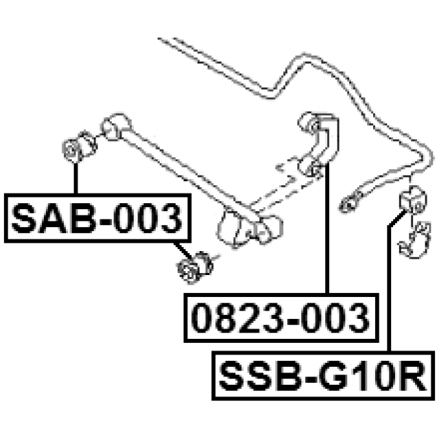 FEBEST SSB-G10R
