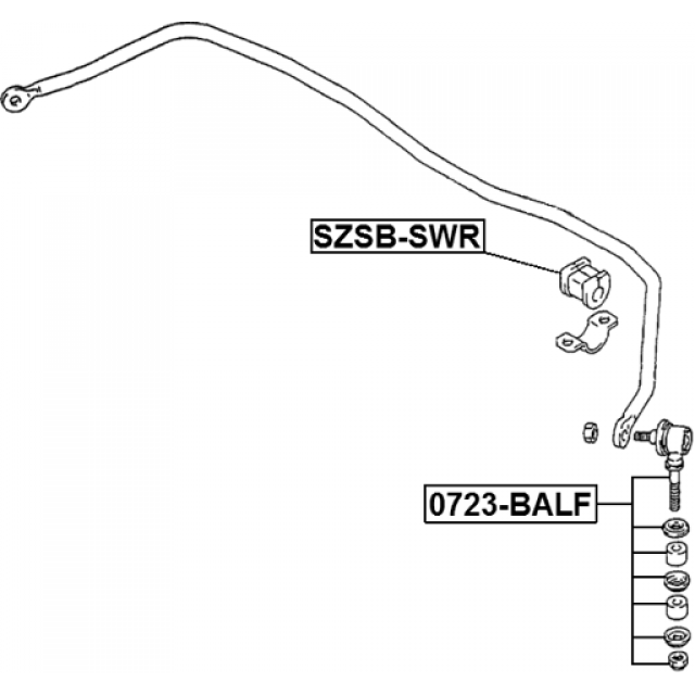 FEBEST SZSB-SWR