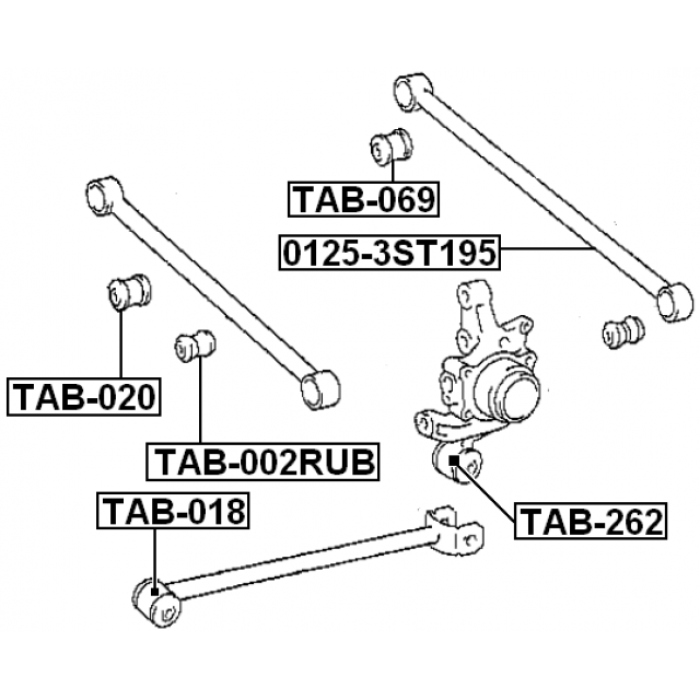 FEBEST TAB-002RUB