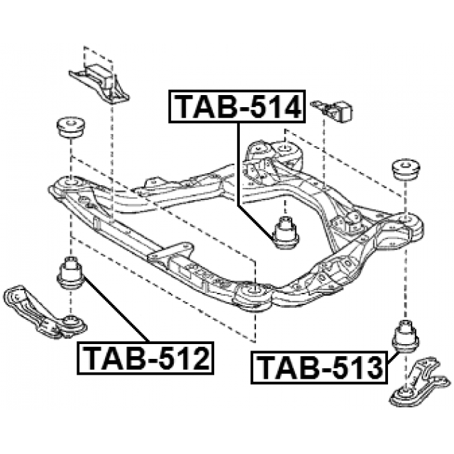FEBEST TAB-512