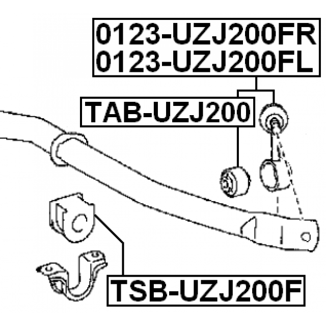FEBEST TAB-UZJ200