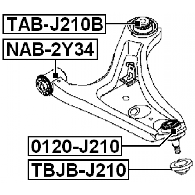 FEBEST TBJB-J210