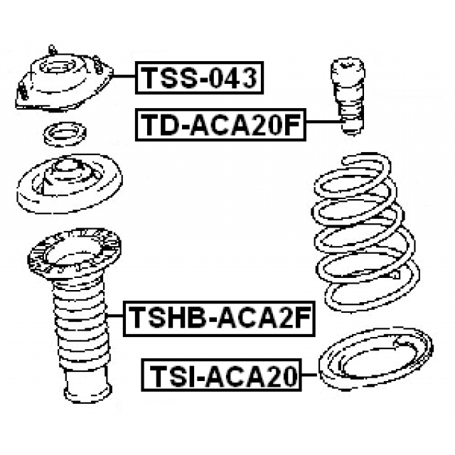 FEBEST TD-ACA20F