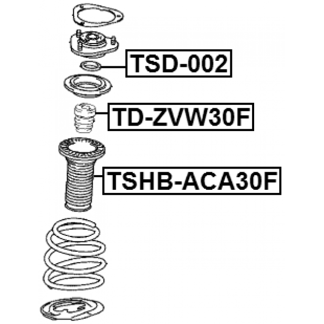 FEBEST TD-ZVW30F