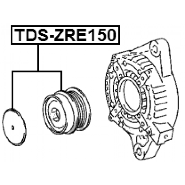 FEBEST TDS-ZRE150