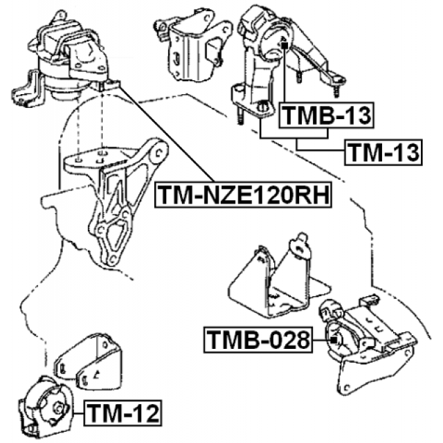 FEBEST TM-NZE120RH