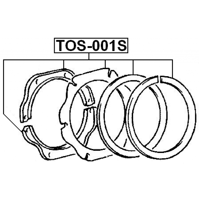 FEBEST TOS-001S