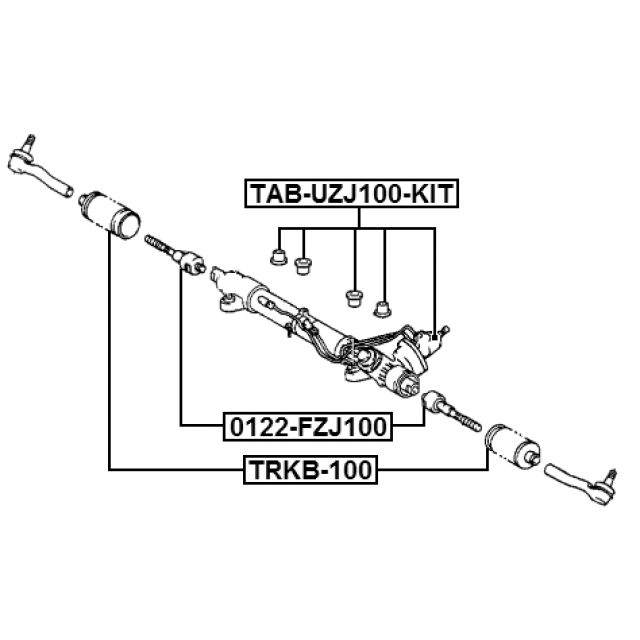 FEBEST TRKB-100