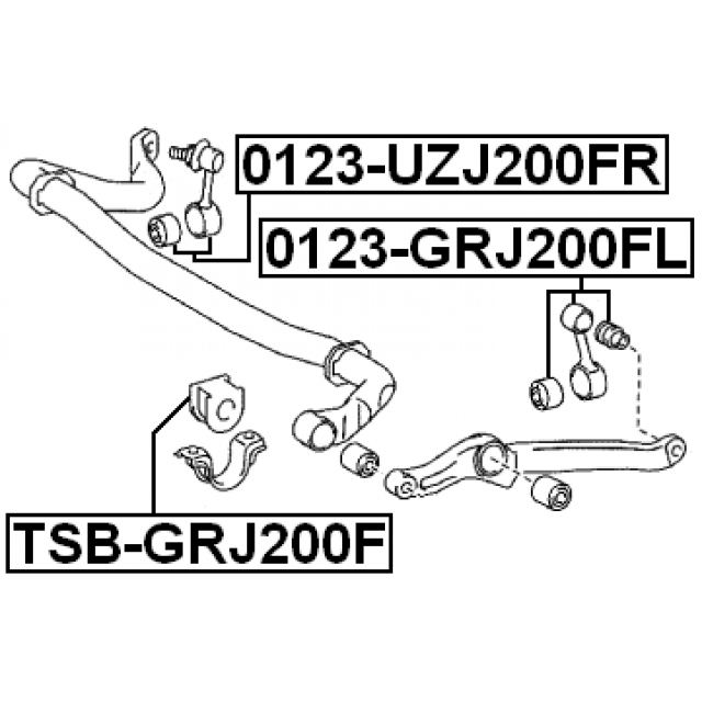 FEBEST TSB-GRJ200F