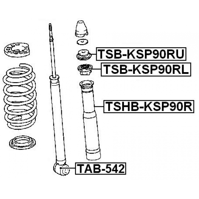 FEBEST TSB-KSP90RL