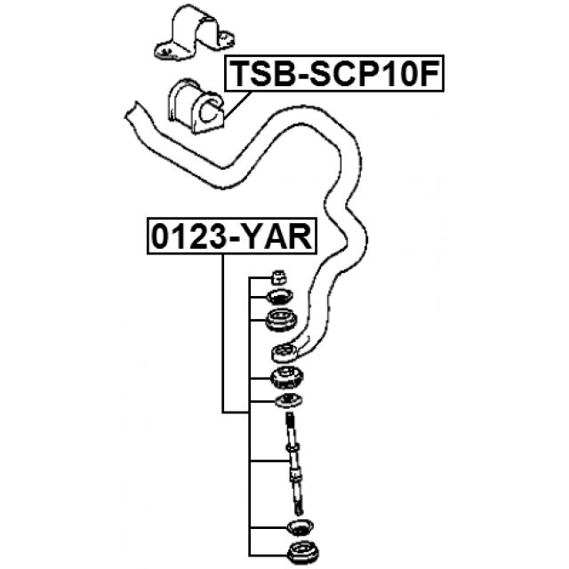 FEBEST TSB-SCP10F