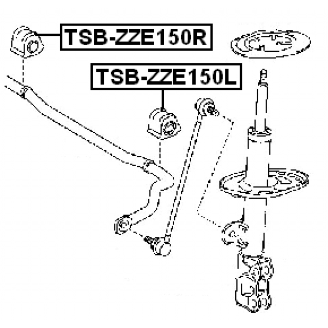 FEBEST TSB-ZZE150L