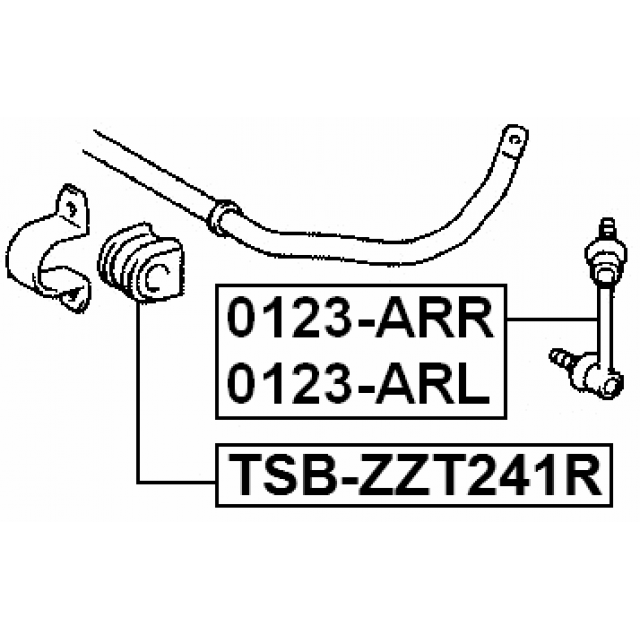 FEBEST TSB-ZZT241R