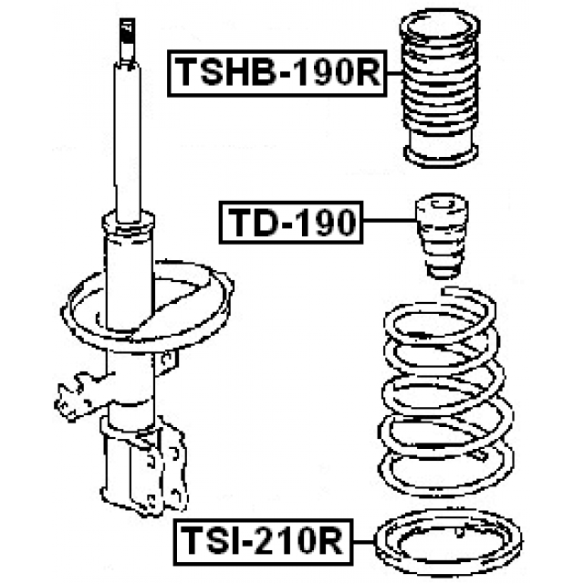 FEBEST TSHB-190R