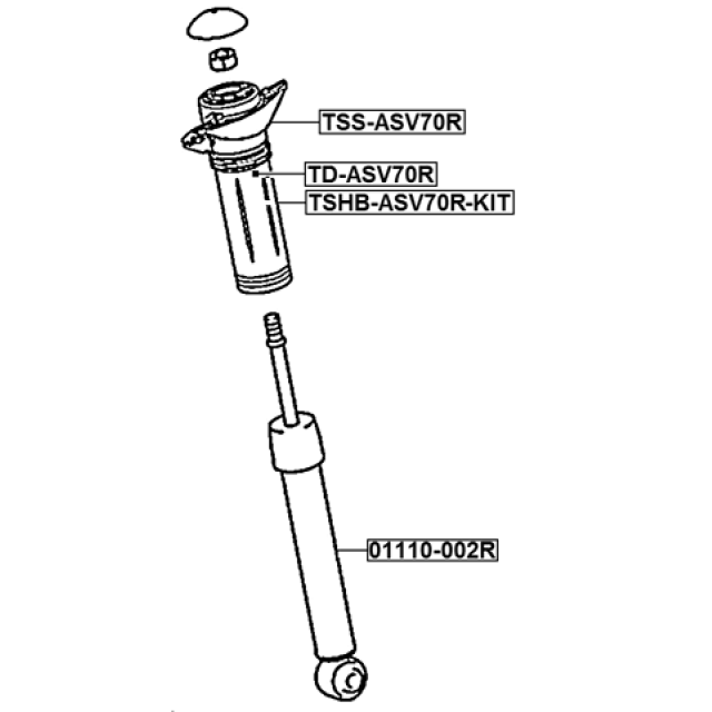 FEBEST TSHB-ASV70R-KIT