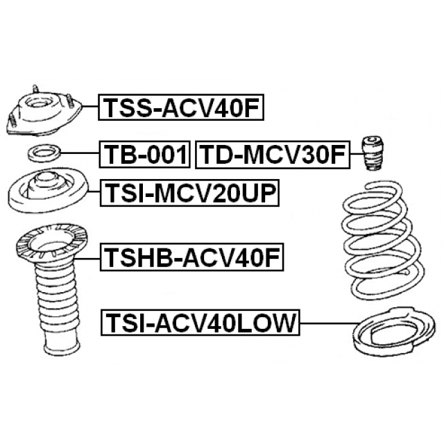 FEBEST TSI-ACV40LOW