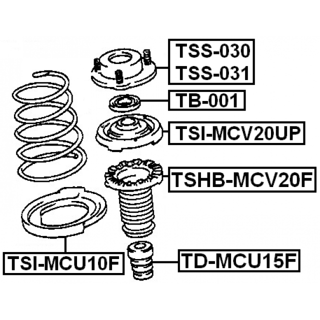 FEBEST TSI-MCU10F