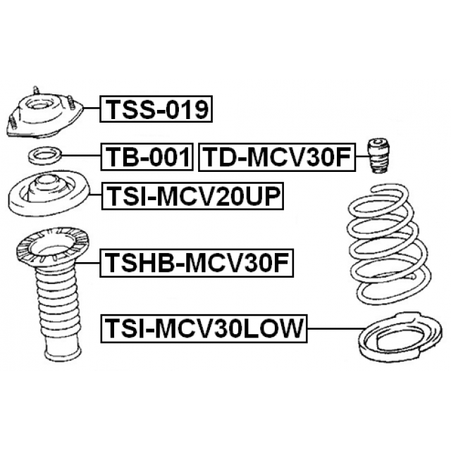 FEBEST TSI-MCV30LOW