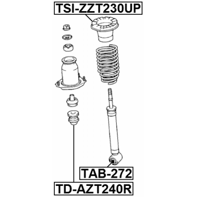 FEBEST TSI-ZZT230UP