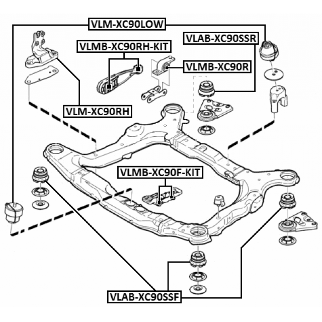 FEBEST VLMB-XC90F-KIT