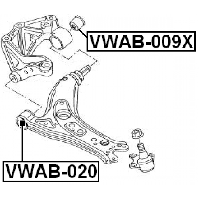 FEBEST VWAB-020