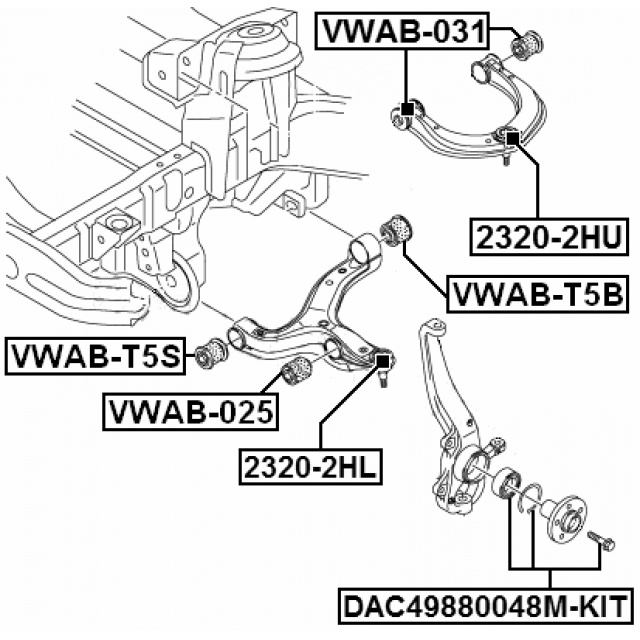 FEBEST VWAB-025